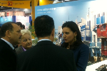 In the tourist exhibition of London Antiperifereiarchis Dodecanese F. Chatzidiakos