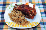 Stuffed Goat (“Labriatiko”)
